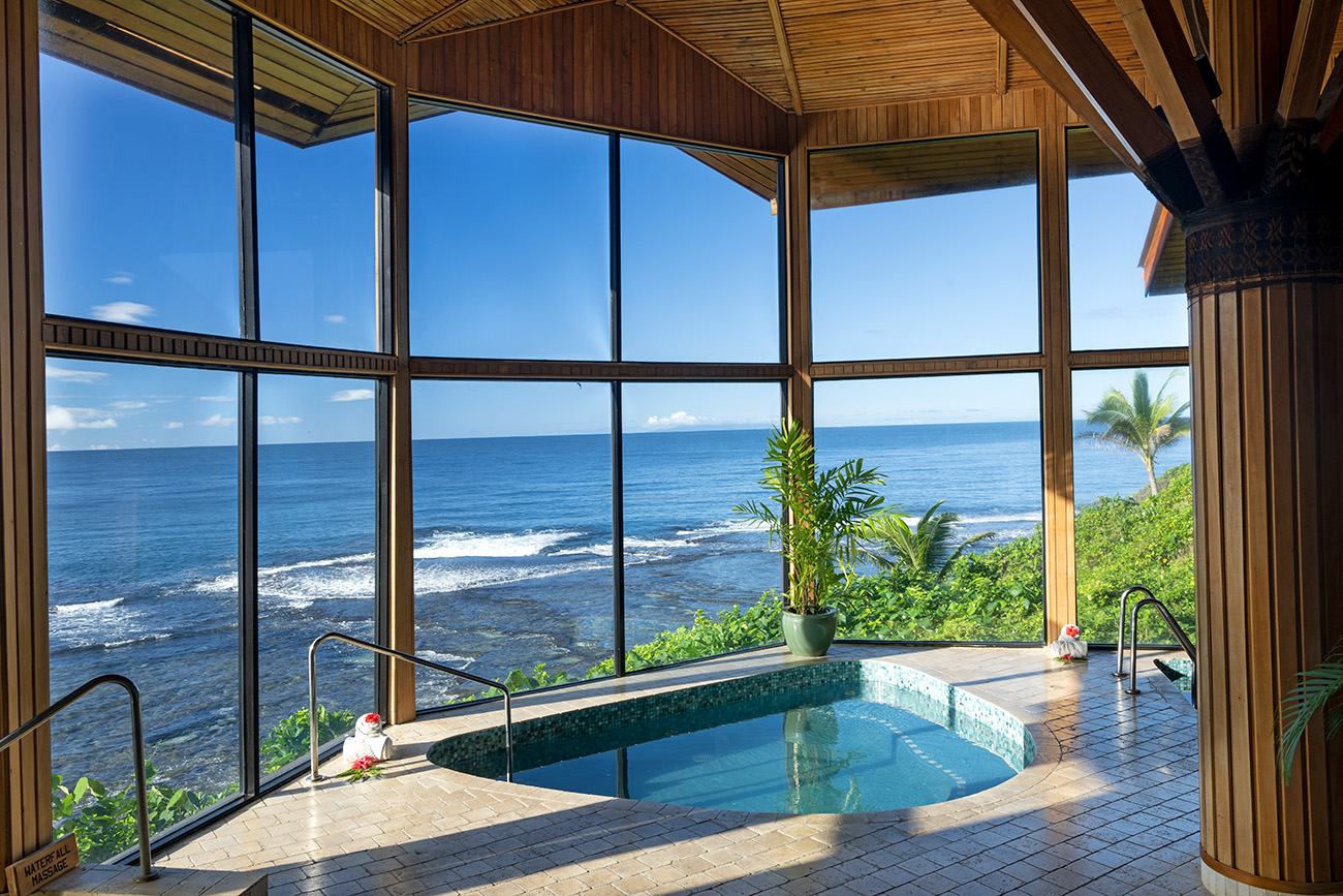 Spa Hot Tub with Ocean View - Namale Fiji