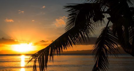 Beautiful,Savusavu,,Fiji,At,Sunset