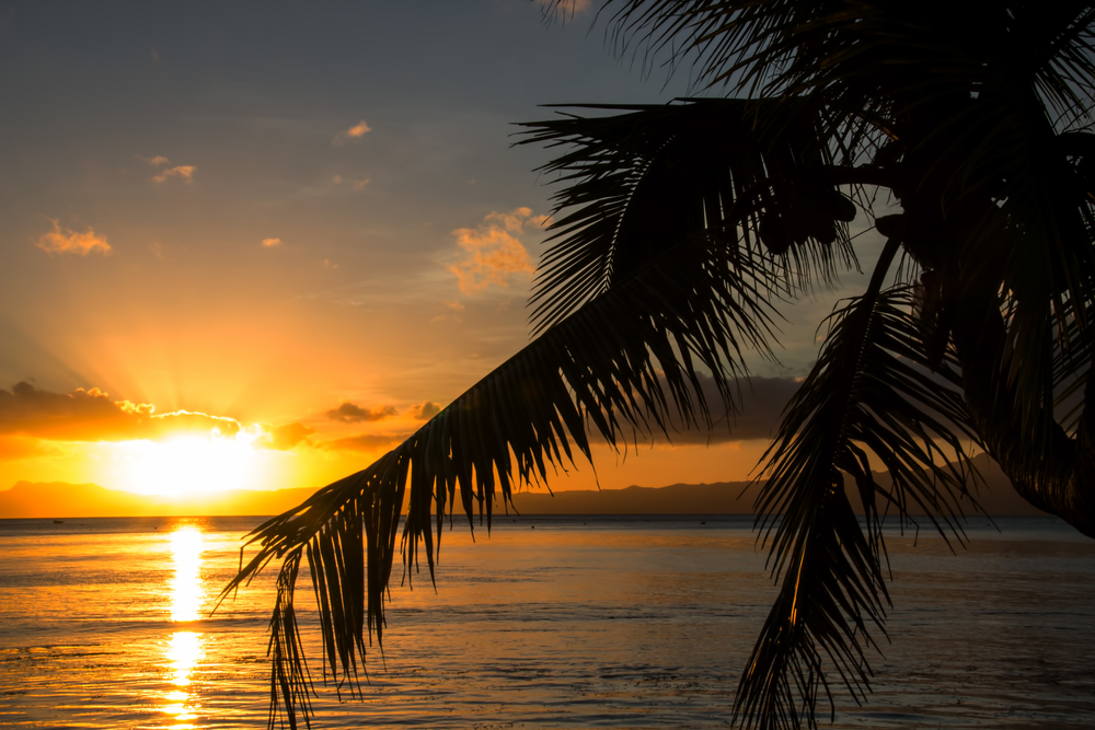 Beautiful,Savusavu,,Fiji,At,Sunset