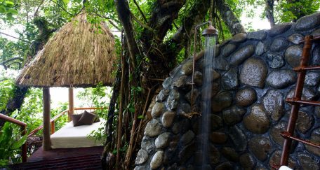 namale garden tropical room in fiji outdoor shower